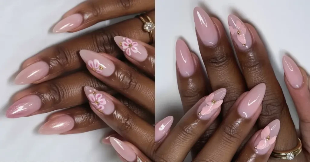 simple acrylic nails