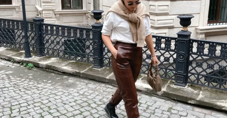 12+ Trendy Leather Pants Outfit Ideas You Can’t Get Around