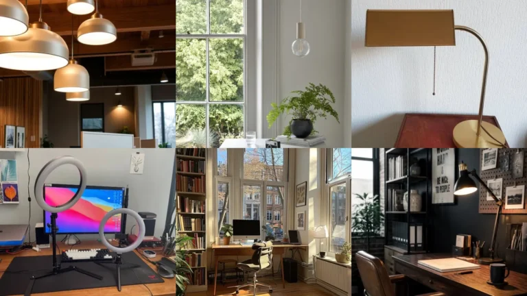 16+ Home Office Lighting Ideas That Boost Productivity