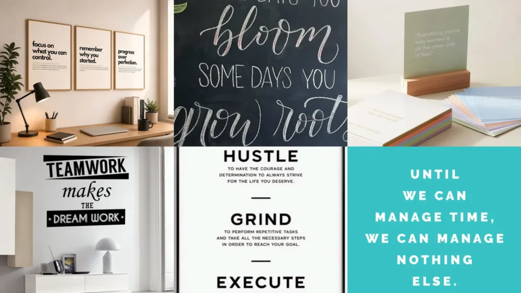 20+ Inspiring Office Quotes Wall Ideas That Boost Productivity