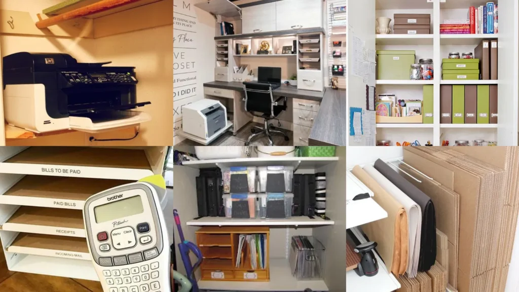 19+ Clever Printer Station Ideas Home Offices Need