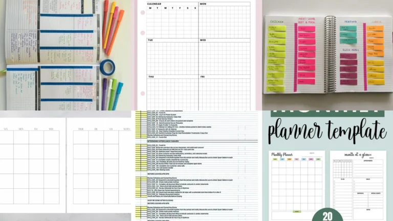 15+ Stunning Weekly Planner Layout Ideas That Stick