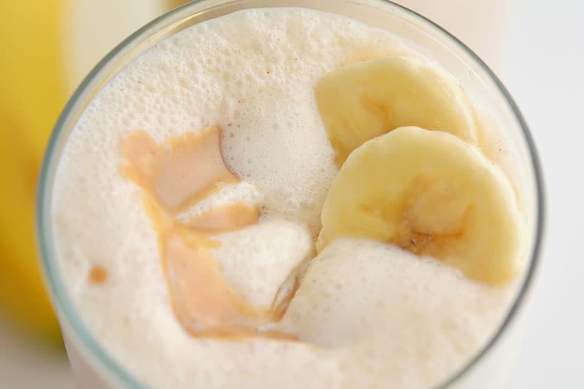 toast topped with peanut butter and banana slices
