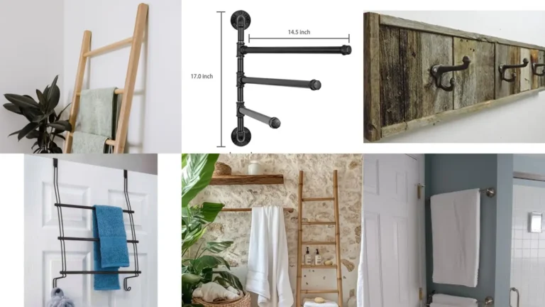 30+ Genius Bathroom Towel Rack Ideas That Save Space