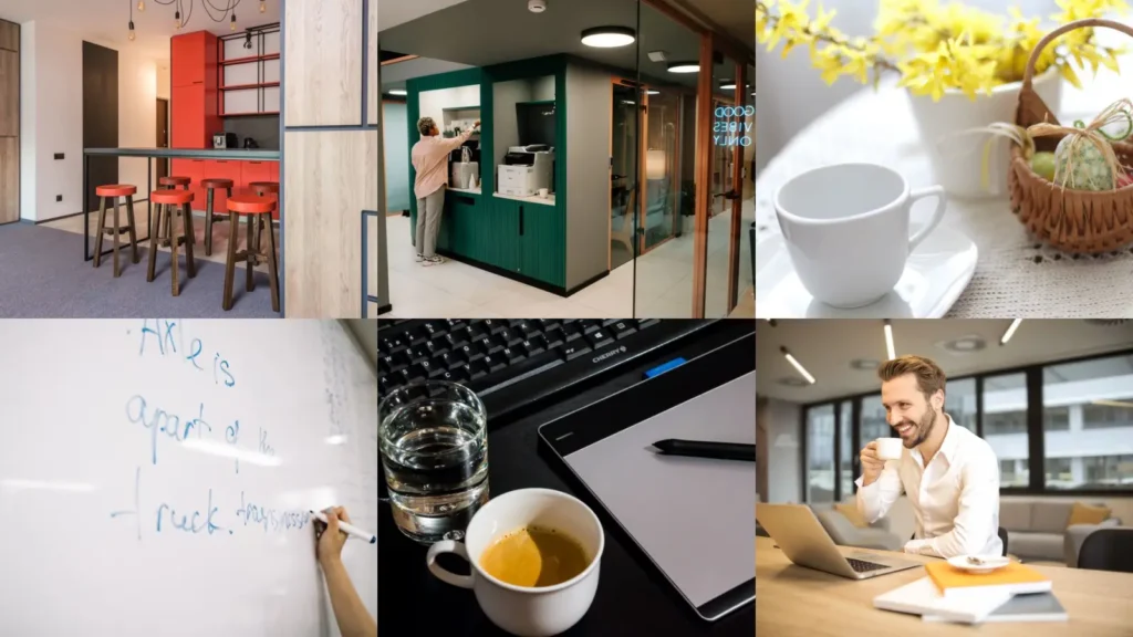 20 Break Room Ideas for Work That People Will Actually Use