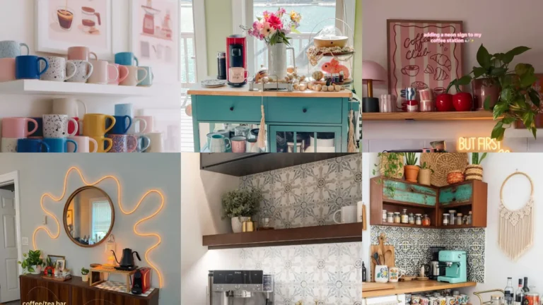 18+ Stunning Colorful Coffee Bar Ideas That Transform Kitchens