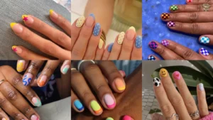 30+ Jaw-Dropping Funky Mismatched Nail Art Ideas