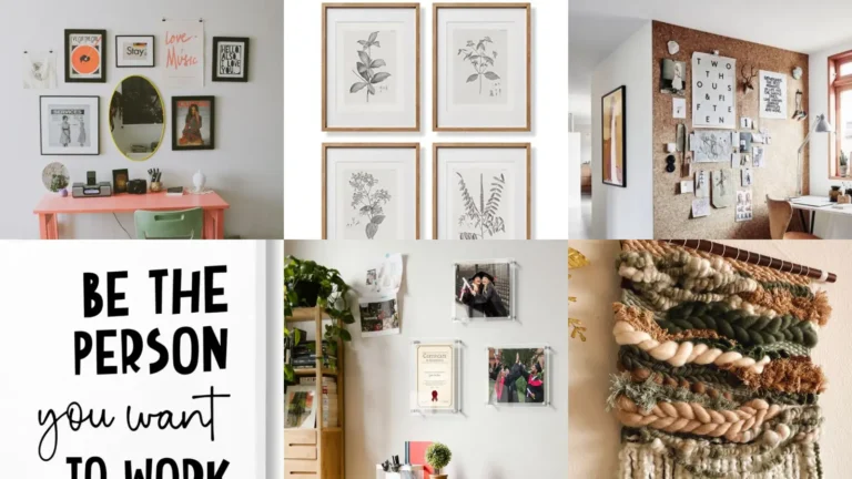 15+ Stunning Office Wall Decor Ideas That Boost Productivity