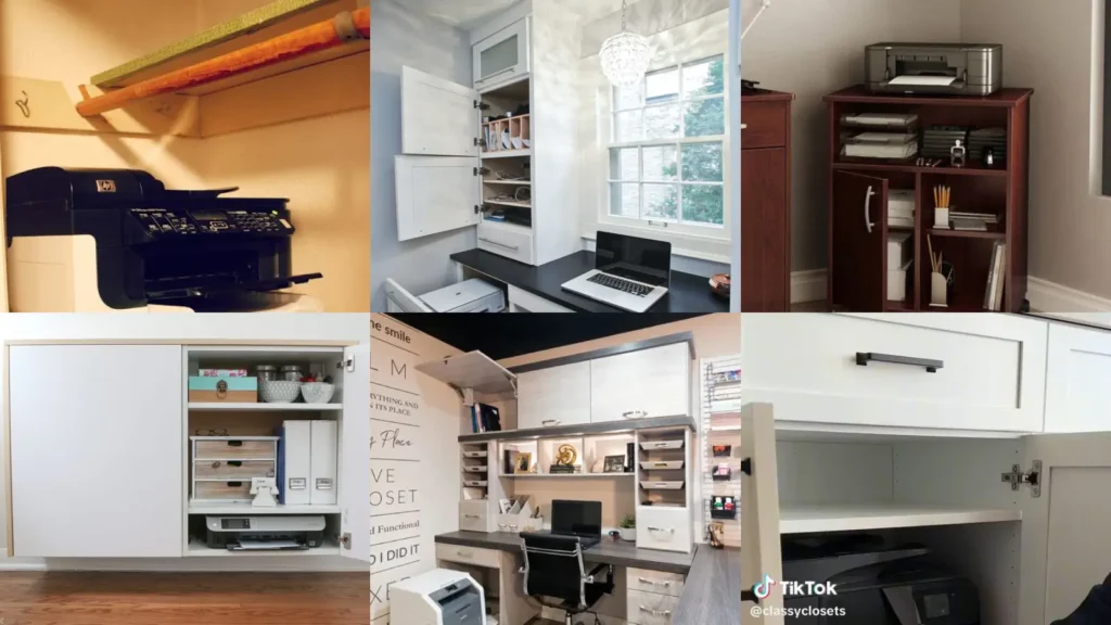 19+ Clever Printer Station Ideas Home Offices Need