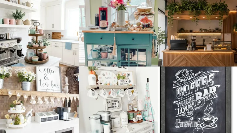 17+ Stunning Spring Coffee Bar Ideas That Brew Magic