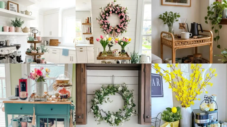17+ Stunning Spring Coffee Bar Ideas That Brew Magic