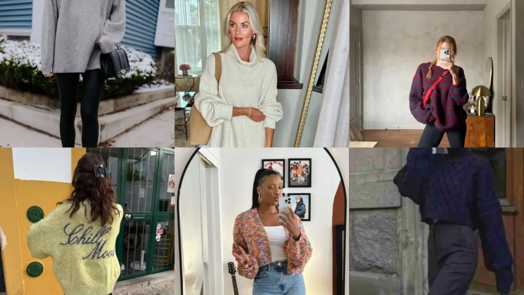 30+ Transformative Style Aesthetic Oversized Sweater Outfits