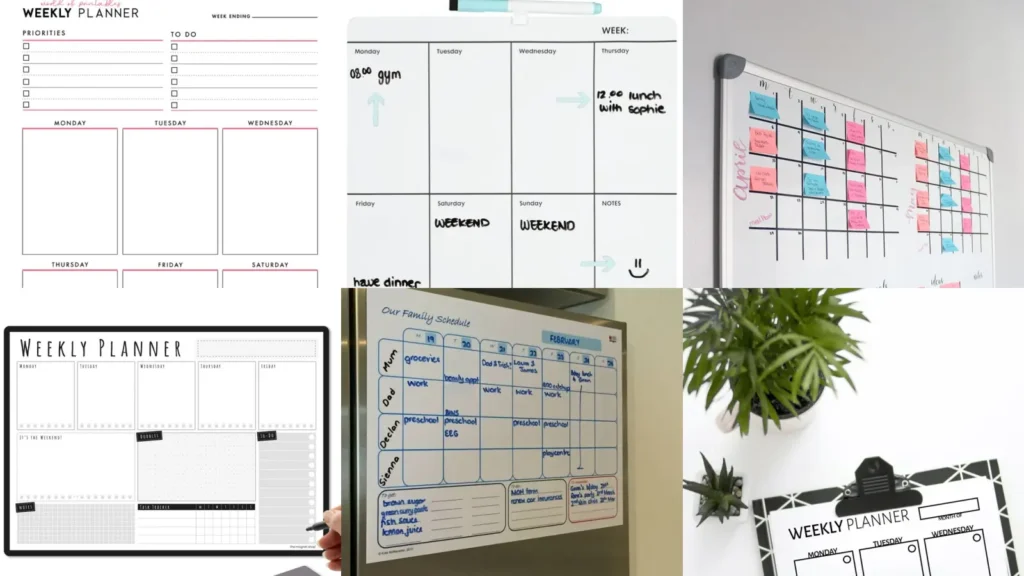16+ Genius Whiteboard Weekly Layout Ideas That Stick