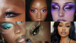 20 Alt Makeup Looks With Graphic Liner, Dark Lips and Sparkle