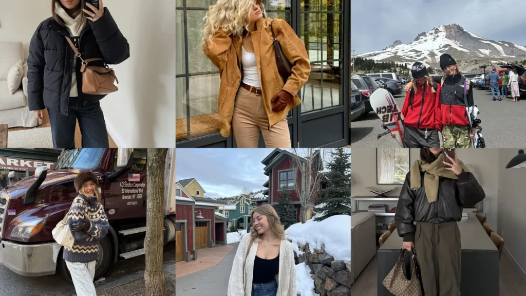20 Bend Oregon Winter Outfits With Puffers, Boots and Cute Layers