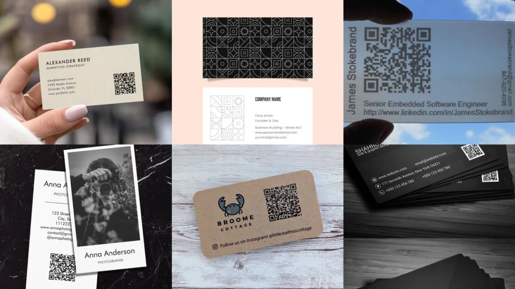 14+ Business Card Ideas With QR Code That Convert