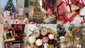 20 Christmas Morning Gift Setup Ideas With Bows, Baskets and Fun Surprises