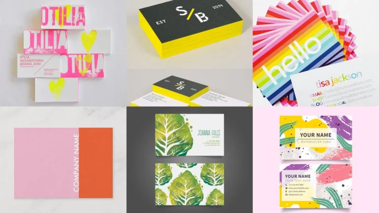 15+ Colorful Business Card Ideas That Stand Out Instantly