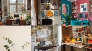 20 Eclectic Minimalist Office Decor Ideas With Color and Personality