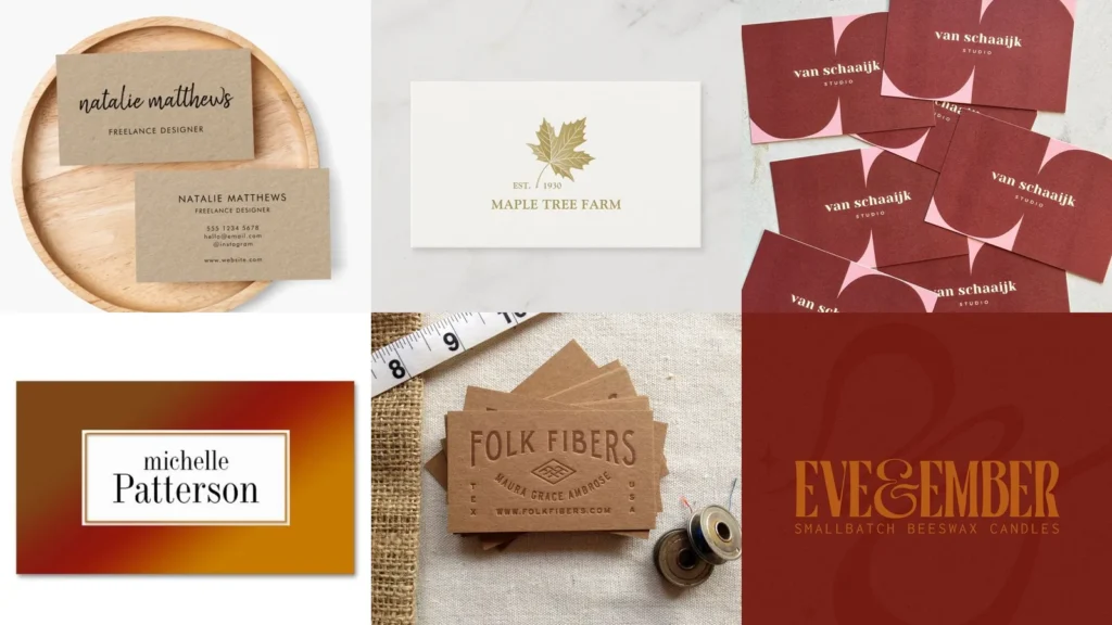 16+ Stunning Fall Business Card Ideas That Stand Out