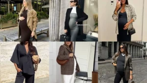 20 Maternity Work Outfits With Dresses, Blazers and Simple Layers