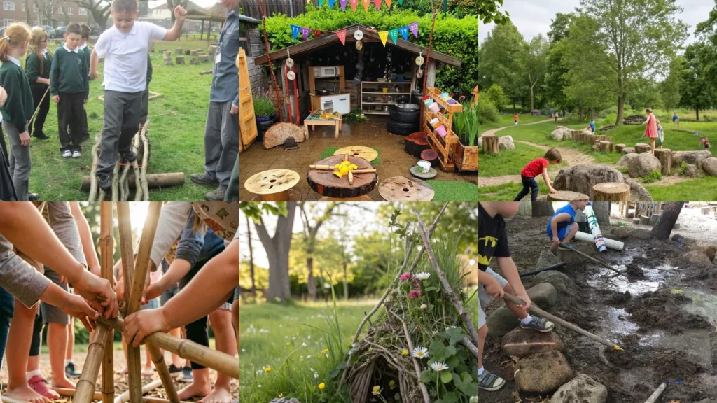 19+ Nature Playscape Ideas Kids Beg to Play In