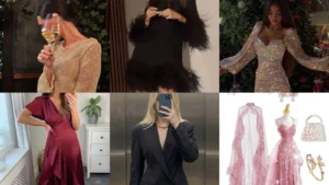 20 New Years Eve Dress Outfits With Sparkle, Bows and Pretty Details