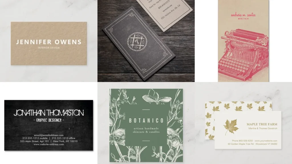 20+ Rustic Business Card Ideas That Actually Get Kept