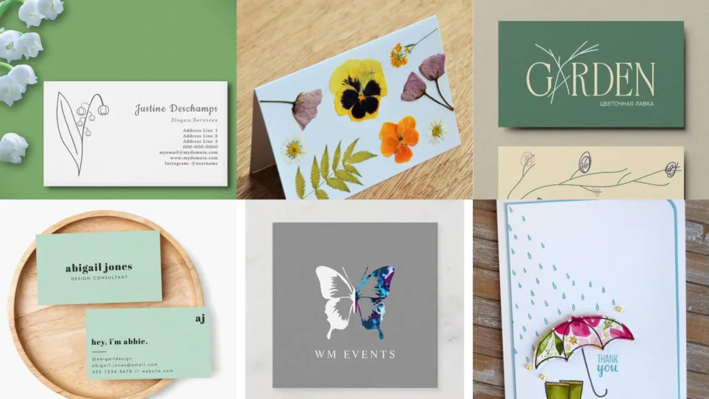 15+ Spring Business Card Ideas That Stand Out